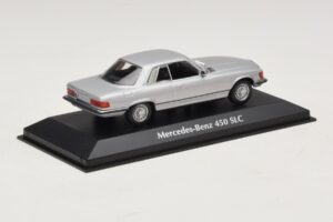 Mercedes 450 SLC C107 Argintiu Maxichamps 1:43 940033421 Metal - imaginea 2 din 4