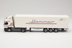 Mercedes Actros 1844LS Koffersattelzug Hammer Aachen Minichamps 1:43 499039105 Metal - imaginea 3 din 6