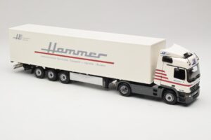 Mercedes Actros 1844LS Koffersattelzug Hammer Aachen Minichamps 1:43 499039105 Metal - imaginea 4 din 6