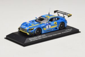 Mercedes AMG GT3 Black Falcon #9 Y. Buurman / M. Engel 24 Hours of Nurburgring 2016 Minichamps 1:43 437163009 Metal - imaginea 2 din 5