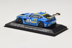 Mercedes AMG GT3 Black Falcon #9 Y. Buurman / M. Engel 24 Hours of Nurburgring 2016 Minichamps 1:43 437163009 Metal - imaginea 3 din 5