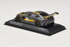 Mercedes AMG GT3 Presentation Hockenheimring 2015 Minichamps 1:43 437163001 Metal - imaginea 3 din 4