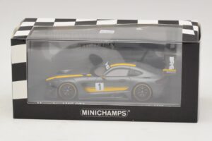 Mercedes AMG GT3 Presentation Hockenheimring 2015 Minichamps 1:43 437163001 Metal - imaginea 4 din 4