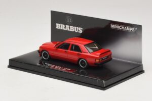 Mercedes Brabus 3.6S 190E W201 Roșu Minichamps 1:43 437032600 Metal - imaginea 3 din 5