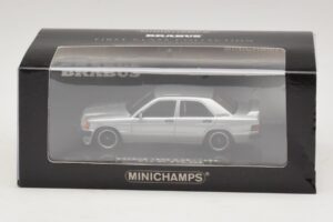 Mercedes Brabus 3.6S 190E W201 Argintiu Minichamps 1:43 437032604 Metal - imaginea 5 din 5