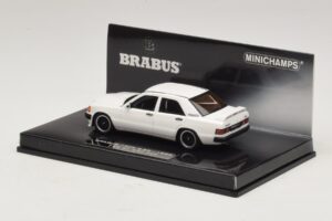 Mercedes Brabus 3.6S 190E W201 Alb Minichamps 1:43 437032602 Metal - imaginea 3 din 5
