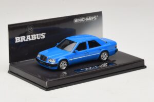 Mercedes Brabus 6.5 500E W124 Albastru Minichamps 1:43 437032502 Metal - imaginea 2 din 5