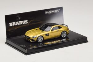 Mercedes Brabus 600 GT S C190 Auriu Minichamps 1:43 437032522 Metal - imaginea 2 din 5