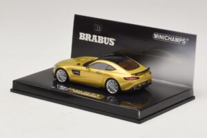 Mercedes Brabus 600 GT S C190 Auriu Minichamps 1:43 437032522 Metal - imaginea 3 din 5