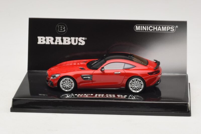 Mercedes Brabus 600 GT S C190 Roșu Minichamps 1:43 Mercedes Brabus 600 GT S C190 Roșu Minichamps 1:43 437032521 Metal