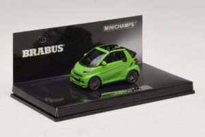 Mercedes Brabus Ultimate 120 Cabriolet Verde Minichamps 1:43 437032731 Metal - imaginea 2 din 5