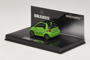 Mercedes Brabus Ultimate 120 Cabriolet Verde Minichamps 1:43 437032731 Metal - imaginea 3 din 5