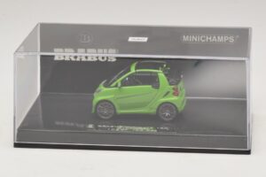 Mercedes Brabus Ultimate 120 Cabriolet Verde Minichamps 1:43 437032731 Metal - imaginea 4 din 5