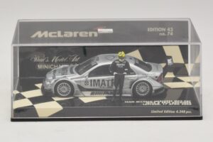 Mercedes C203 DTM Team McLaren Mercedes MP4-98T Mika & Erja Hakkinen Lapland 17 April 2000 Minichamps 1:43 530984378-P1 Metal - imaginea 4 din 4