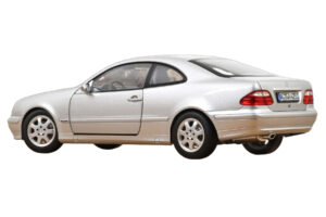 Mercedes CLK C208 Brilliant Silver Norev 1:18 183335 Metal - imaginea 3 din 3