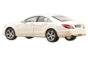 Mercedes CLS C218 Coupe Brilliant White Metallic Norev 1:18 183943 Metal - imaginea 3 din 3