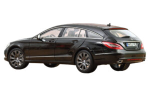 Mercedes CLS Shooting Brake X218 Obsidian Black Metallic Norev 1:18 183944 Metal - imaginea 3 din 3