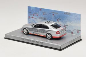 Mercedes E-Class #7 Team Auto Bild Rally Paris-Peking 2007 Minichamps 1:43 B66962263 Metal - imaginea 3 din 5