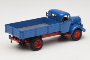 Mercedes L 3500 Camion Basculantă Albastru Roșu Minichamps 1:43 439350004 Metal - imaginea 2 din 6