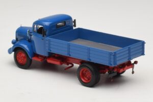 Mercedes L 3500 Camion Basculantă Albastru Roșu Minichamps 1:43 439350004 Metal - imaginea 5 din 6