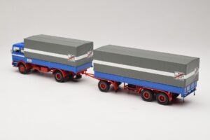 Mercedes LP1620 Pritschenzug Fern Schnell Gut Minichamps 1:43 499034820 Metal - imaginea 5 din 6