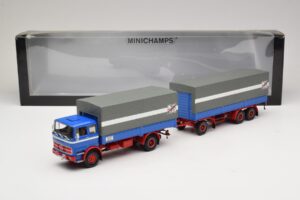 Mercedes LP1620 Pritschenzug Fern Schnell Gut Minichamps 1:43 499034820 Metal - imaginea 6 din 6