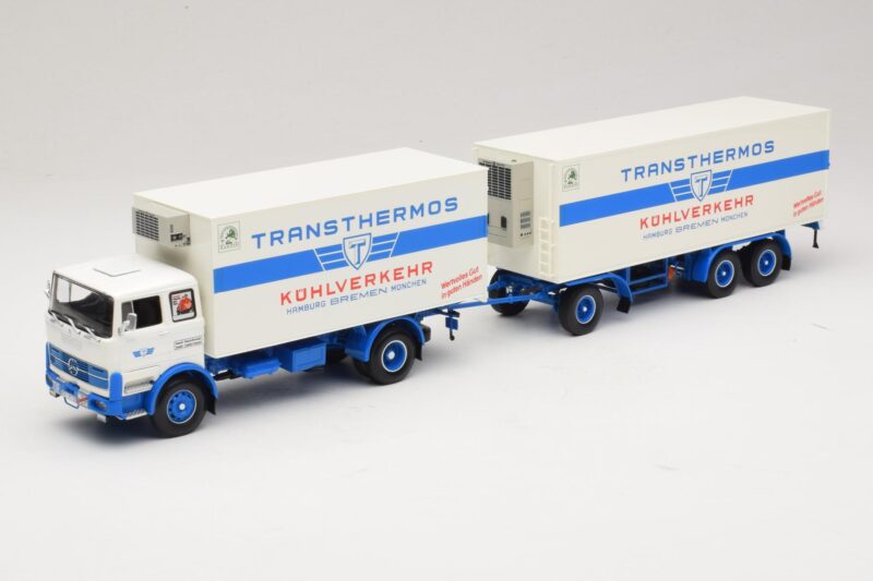Mercedes LP1624 Kühlzug Transthermos Minichamps 1:43 499034840 Metal