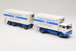 Mercedes LP1624 Kühlzug Transthermos Minichamps 1:43 499034840 Metal - imaginea 4 din 6