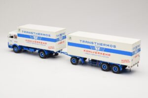 Mercedes LP1624 Kühlzug Transthermos Minichamps 1:43 499034840 Metal - imaginea 5 din 6