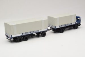 Mercedes LP1624 Pritschenzug Dachser Minichamps 1:43 499034821 Metal - imaginea 2 din 6