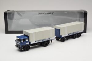 Mercedes LP1624 Pritschenzug Dachser Minichamps 1:43 499034821 Metal - imaginea 6 din 6
