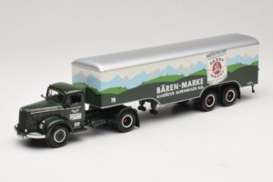 Mercedes LS315 Koffersattelzug Bärenmarke Minichamps 1:43 499034780 Metal