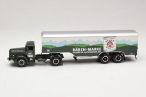 Mercedes LS315 Koffersattelzug Bärenmarke Minichamps 1:43 499034780 Metal - imaginea 3 din 6
