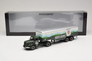 Mercedes LS315 Koffersattelzug Bärenmarke Minichamps 1:43 499034780 Metal - imaginea 6 din 6