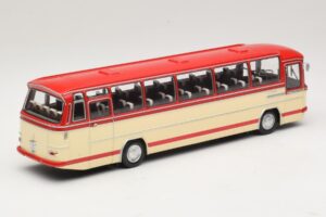 Mercedes O 302 Roșu Crem Minichamps 1:43 439035190 Metal - imaginea 2 din 6