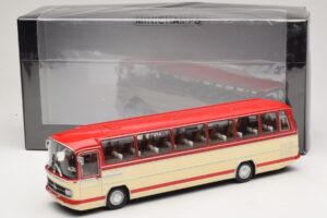 Mercedes O 302 Roșu Crem Minichamps 1:43 439035190 Metal - imaginea 6 din 6