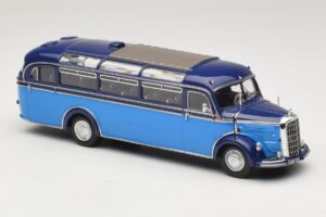 Mercedes O 3500 Autobuz Albastru Deschis Albastru Închis Minichamps 1:43 439360011 Metal - imaginea 4 din 6