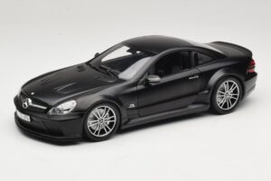 Mercedes SL65 AMG R230 Black Series Matt Black Minichamps 1:18 100038121 Metal