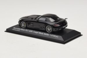 Mercedes SLS AMG C197 Black Series Negru Metalizat Minichamps 1:43 437033020 Metal - imaginea 3 din 4