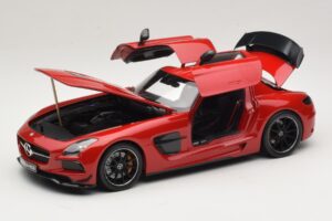 Mercedes SLS AMG C197 Black Series Roșu Minichamps 1:18 110033022 Metal - imaginea 3 din 8