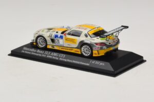 Mercedes SLS AMG GT3 #21 Rowe Racing Hartung / Heyer Nurburgring 24 Hours 2013 Minichamps 1:43 410133221 Metal - imaginea 3 din 4