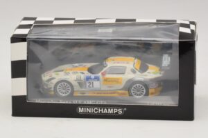 Mercedes SLS AMG GT3 #21 Rowe Racing Hartung / Heyer Nurburgring 24 Hours 2013 Minichamps 1:43 410133221 Metal - imaginea 4 din 4