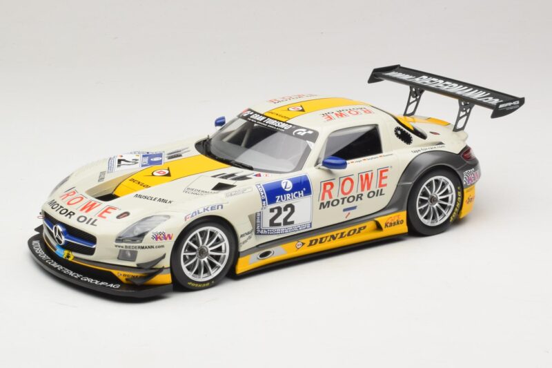 Mercedes SLS AMG GT3 #22 Graf / Jager Rowe Racing 24 Hours of Nurburgring 2013 Minichamps 1:18 Mercedes SLS AMG GT3 #22 Graf / Jager Rowe Racing 24 Hours of Nurburgring 2013 Minichamps 1:18 151133122 Metal
