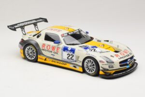 Mercedes SLS AMG GT3 #22 Graf / Jager Rowe Racing 24 Hours of Nurburgring 2013 Minichamps 1:18 151133122 Metal - imaginea 4 din 6