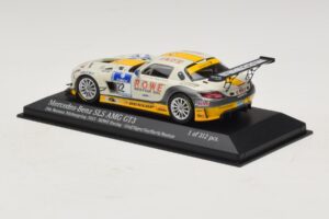 Mercedes SLS AMG GT3 #22 Rowe Racing Graf / Jager Nurburgring 24 Hours 2013 Minichamps 1:43 410133222 Metal - imaginea 3 din 4