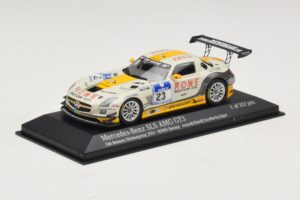Mercedes SLS AMG GT3 #23 Rowe Racing Arnold / Roloff Nurburgring 24 Hours 2013 Minichamps 1:43 410133223 Metal - imaginea 2 din 4