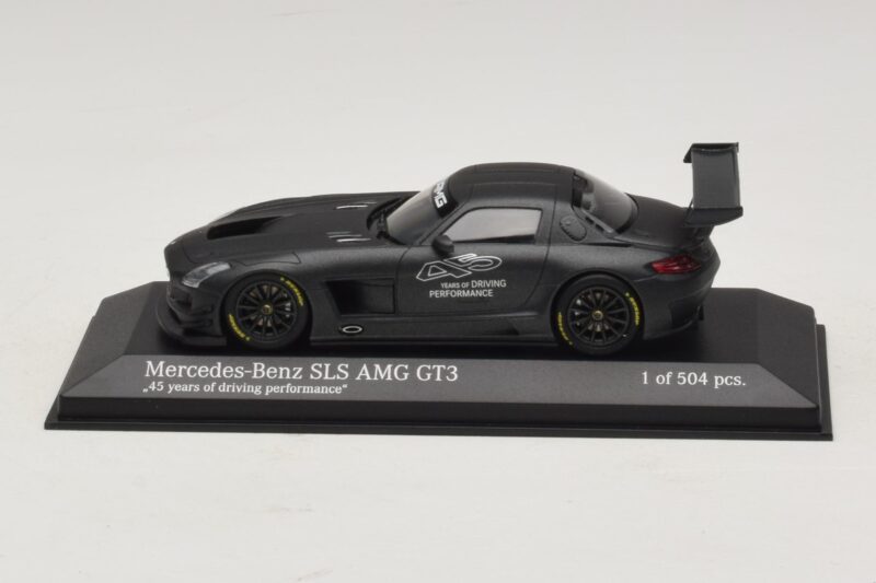 Mercedes SLS AMG GT3 45 Years of Driving Performance Negru Minichamps 1:43 Mercedes SLS AMG GT3 45 Years of Driving Performance Negru Minichamps 1:43 410133200 Metal