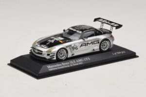 Mercedes SLS AMG GT3 #96 M. Hakkinen / R. Arnold 6 Hours of Zhuhai 2011 Minichamps 1:43 410113296 Metal - imaginea 2 din 4