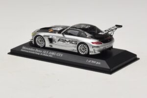 Mercedes SLS AMG GT3 #96 M. Hakkinen / R. Arnold 6 Hours of Zhuhai 2011 Minichamps 1:43 410113296 Metal - imaginea 3 din 4