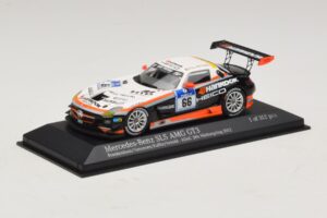 Mercedes SLS AMG GT3 #66 Hankook C. Frankenhout / Simonsen 24 Hours of Nurburgring 2012 Minichamps 1:43 437123266 Metal - imaginea 2 din 4